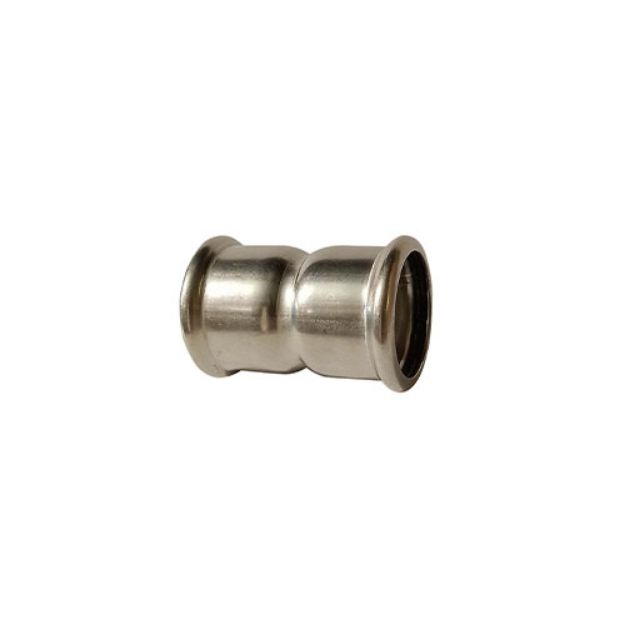 Kép Bänninger 76mm karmantyú, INOX (rozsdamentes), SS 304, Hőszivattyús és fűtési rendszerekhez
