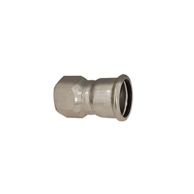 Kép Bänninger 22mm*1˝ BM csatlakozó, INOX (rozsdamentes), SS 304, Hőszivattyús és fűtési rendszerekhez
