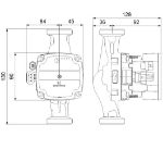 Kép Grundfos ALPHA SOLAR 15-75 keringető szivattyú