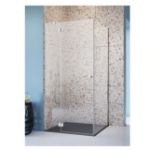 Kép 132240-01-01R RADAWAY Torrenta KDJ 90x100 szögletes zuhanykabin, jobbos, átlátszó üveg, króm keret