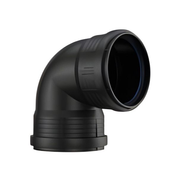 Kép Pipelife D110x87° MASTER-3 könyökidom, zajcsillapított