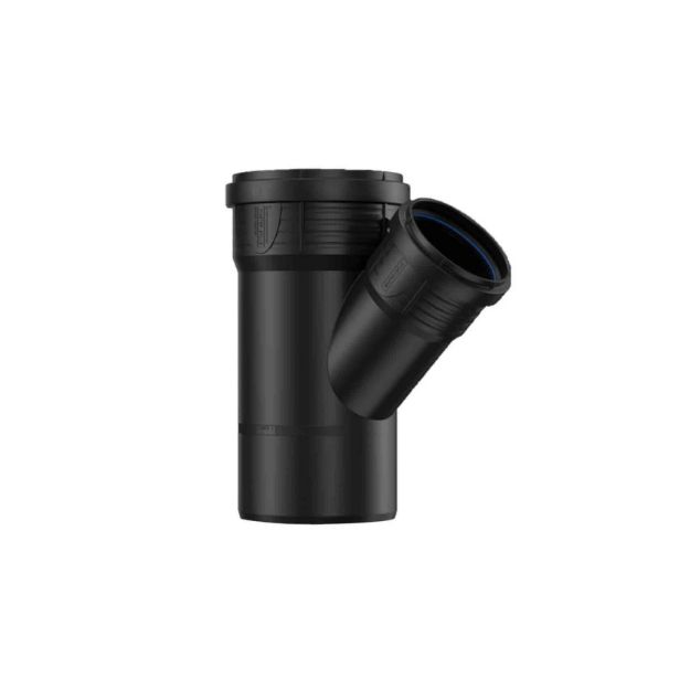 Kép Pipelife D110/50x45° MASTER-3 lefolyóág, zajcsillapított