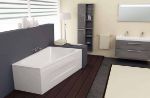 Kép Kolpa San Beatrice L 170x110 beépíthető asszimetrikus kád balos (771040)