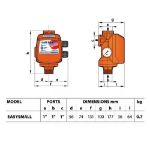 Kép PEDROLLO TA Easy Small-2m 1,5bar -16AMP órás