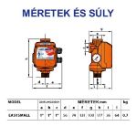 Kép PEDROLLO TA Easy Small-2 16A 2.2 BAR + nyomásmérő óra