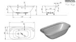 Kép Kolpa San Lux 170x85 beépíthető kád 922830