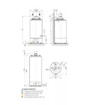 Kép Ariston SGA X 120 EE (ErP) kéményes, álló kivitelű gázbojler, alacsony NOx