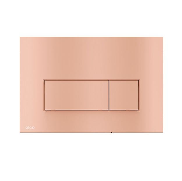 Kép AlcaPlast M57 THIN nyomólap, Red gold matt
