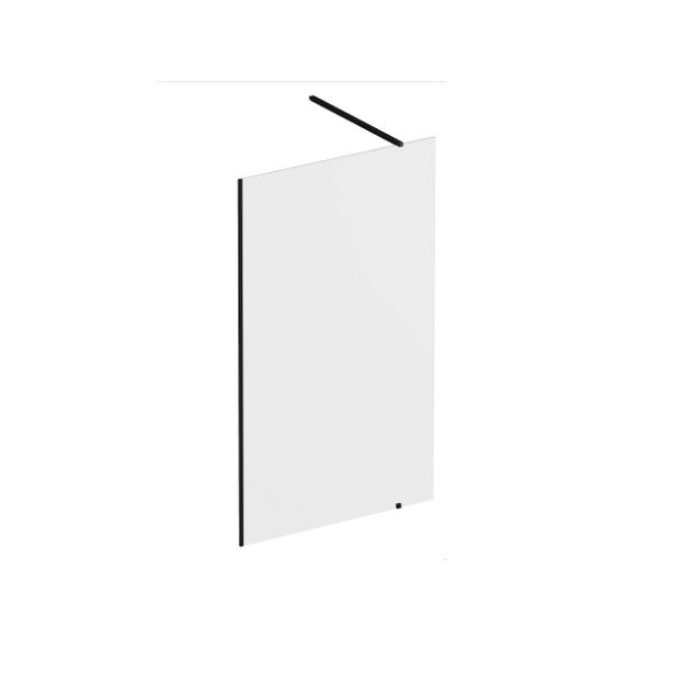 Kép Ravak Walk In Wall Szett -90m. 200 fekete+Transparent, 1 merevítővel