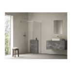 Kép Ravak Walk In Wall Air-110 krómhatású+Transparent, merevítővel