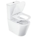 Kép Ravak Elegant RimOff perem nélküli monoblokkos WC Softclose ülökével, alsó,hátsó bekötési lehetőséggel