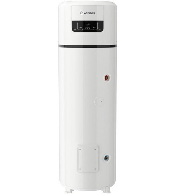 Kép NUOS Plus S2 WI-FI 200 FS álló monoblokkos használati melegvíz hőszivattyú, 200 literes, R290-es hűtőközeggel, Wifi csatlakozással, időprogramozási lehetőséggel