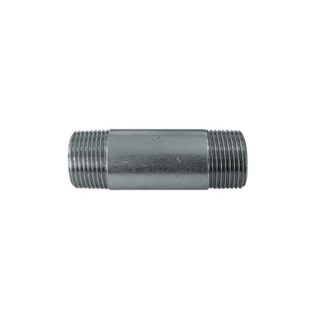 Kép 1˝x 60mm horganyzott cső két végén menettel