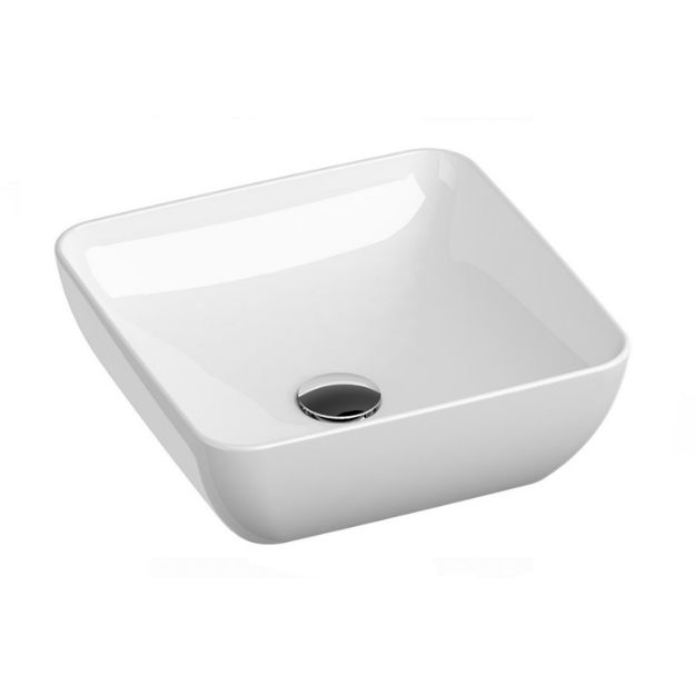 Kép Ravak mosdó Uni 380 S Slim fehér XJX01138001