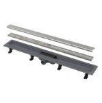 Kép AlcaPlast APZ19 SIMPLE 950mm zuhanyfolyóka peremmel, kétoldalú ráccsal