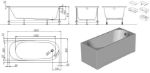 Kép Kolpa San Tamia 180x80 beépíthető kád 539640