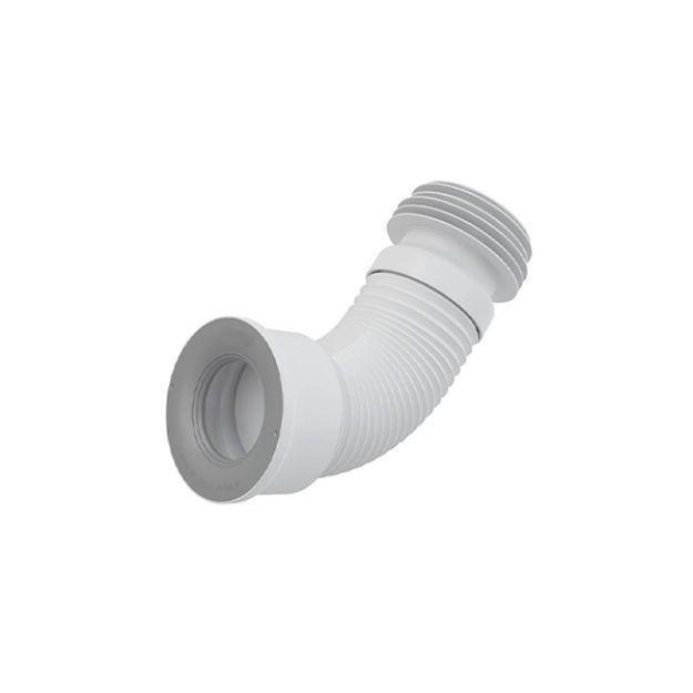Kép Alcaplast A 97 WC bekötőcső flexibilis 280-550 mm