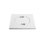 Kép McAlpine 150x150mm müanyag padlóösszefolyórács, lezárható (fehér)