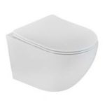 Kép Manacor perem nélküli fali WC + Ultra slim soft close WC ülőke (28-1-117320002)