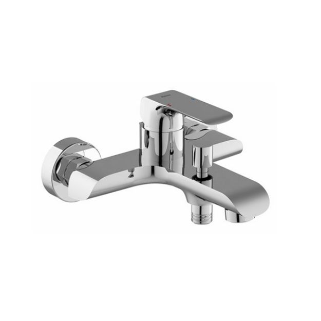 Kép Ravak Flat fali kádcsaptelep szett nélkül 150mm FL 022.00/150 X070119