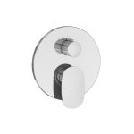 Kép Ravak Spring SG 065.00CR.O2.RB072 falba süllyesztett 2-utas kád/zuhany csaptelep fényes króm, R-Box-hoz
