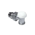 Kép Giacomini R29TG 1/2"x16 torlószelep, öntömítő, sárgaréz, krómozott, műanyag csőhöz, műanyag kupakkal