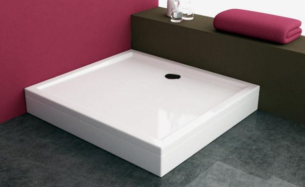 Kép Kolpa San Flamenco 90x90/O akril zuhanytálca, előlapos 534760