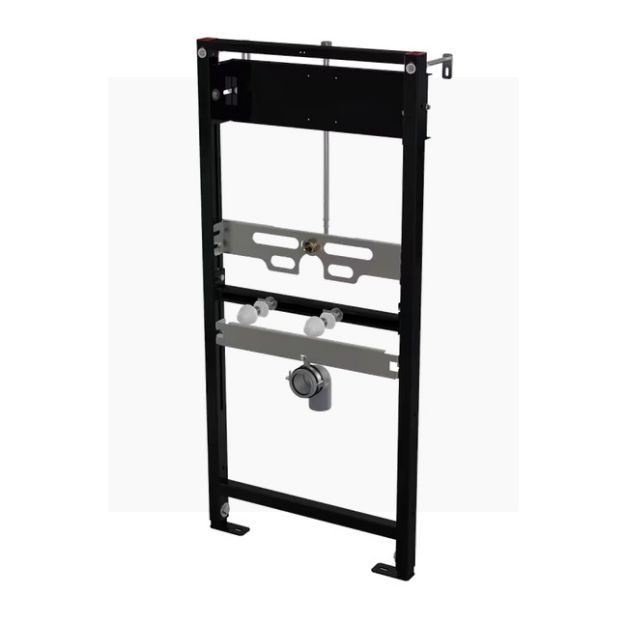 Kép AlcaPlast A 107S/1120 szerelőkeret automata öblítő rendszerű piszoárhoz