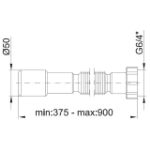 Kép Styron 6/4"-D40/50 jollyflex 375-900mm