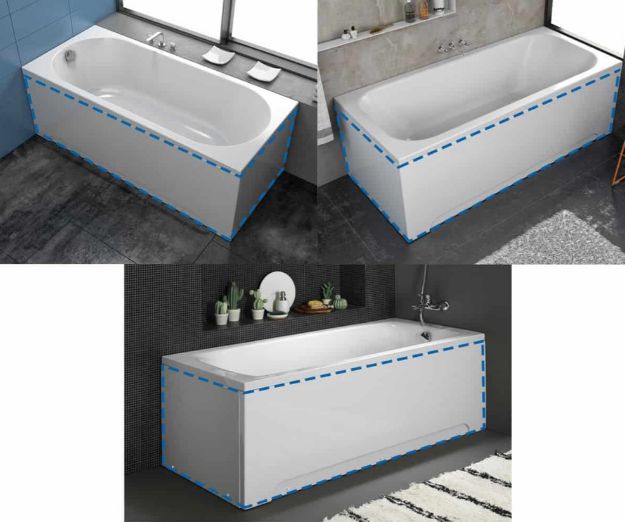 Kép Kolpa San Előlapok és kádváz szett Destiny 150x70/ Evelin 150x70/ Tamia 150x70 fehér 572980